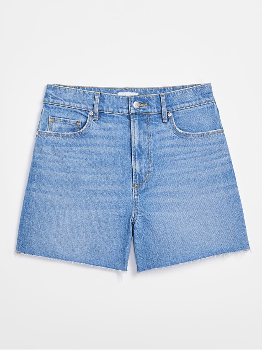 Loft High Rise Cut Off Denim Shorts, Light Wash Blue – Size 27 / 4